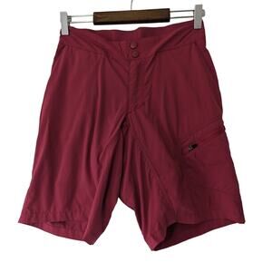 Endura Womens Hummvee Lite Short With Liner Padded Cycling‎ Shorts Red Size S
